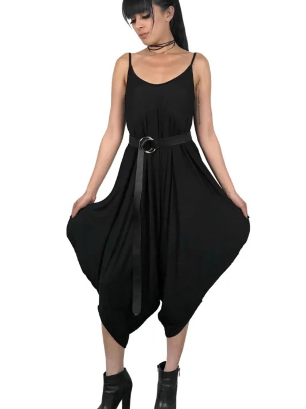 Foxblood Tokyo oversized drop crotch jumpsuit